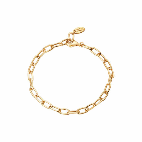 Link Puffer Armbånd ⎮ Forgyldt
