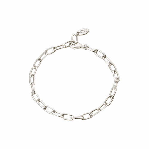 Link Puffer Armbånd ⎮ Sølv