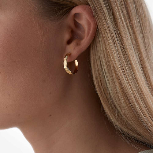 Mellem Banket Hoops ⎮ Forgyldt