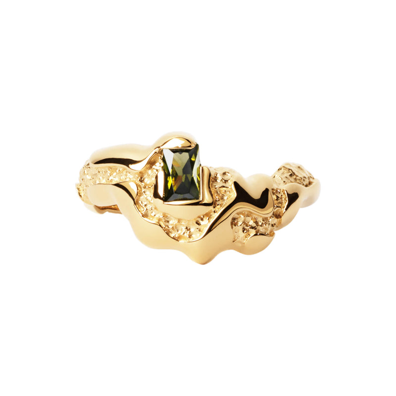 Mellem Contrast ring ⎮ Forgyldt
