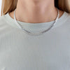 Mellem Panzer Choker ⎮ Sølv