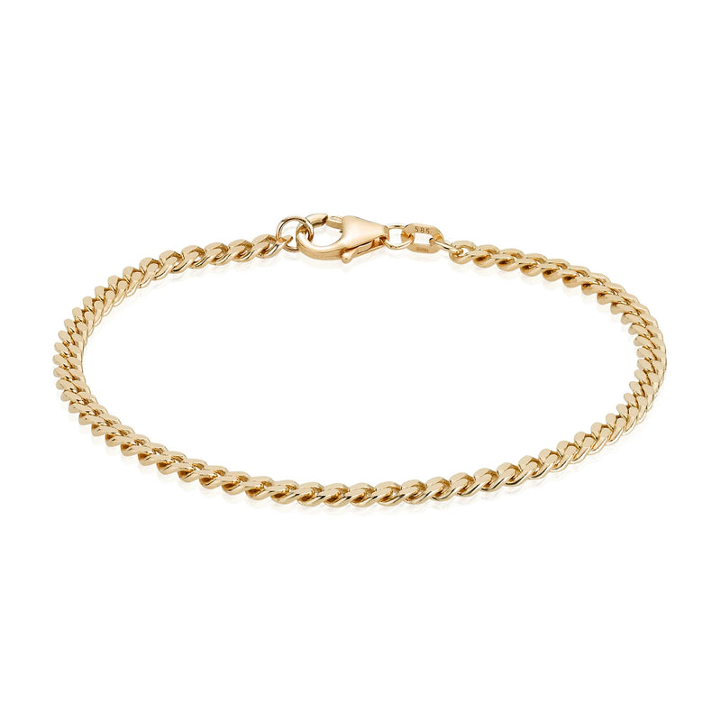 Panser Facet Armbånd 14 Karat