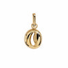 Letter Puffer Charms ⎮ Forgyldt