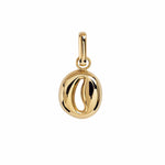 Letter Puffer Charms ⎮ Forgyldt