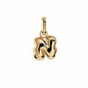 Letter Puffer Charms ⎮ Forgyldt