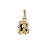 Letter Puffer Charms ⎮ Forgyldt