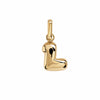 Letter Puffer Charms ⎮ Forgyldt