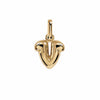 Letter Puffer Charms ⎮ Forgyldt