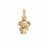 Letter Puffer Charms ⎮ Forgyldt