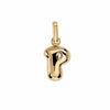 Letter Puffer Charms ⎮ Forgyldt