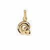 Letter Puffer Charms ⎮ Forgyldt