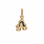 Letter Puffer Charms ⎮ Forgyldt