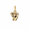 Letter Puffer Charms ⎮ Forgyldt