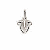 Letter Puffer Charms ⎮ Sølv