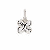 Letter Puffer Charms ⎮ Sølv