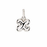 Letter Puffer Charms ⎮ Sølv