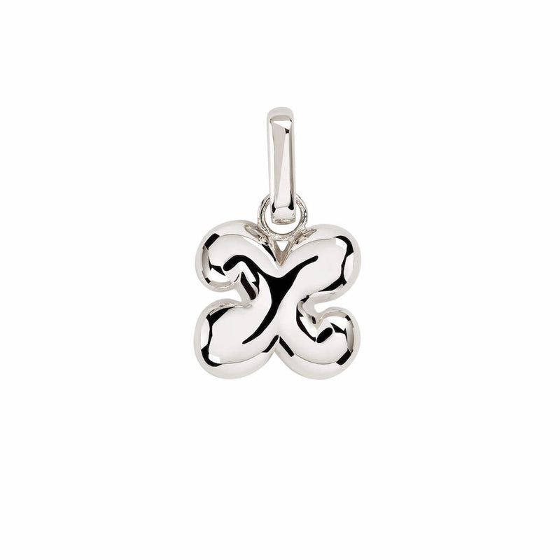Letter Puffer Charms ⎮ Sølv
