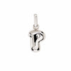 Letter Puffer Charms ⎮ Sølv