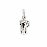Letter Puffer Charms ⎮ Sølv