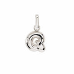 Letter Puffer Charms ⎮ Sølv