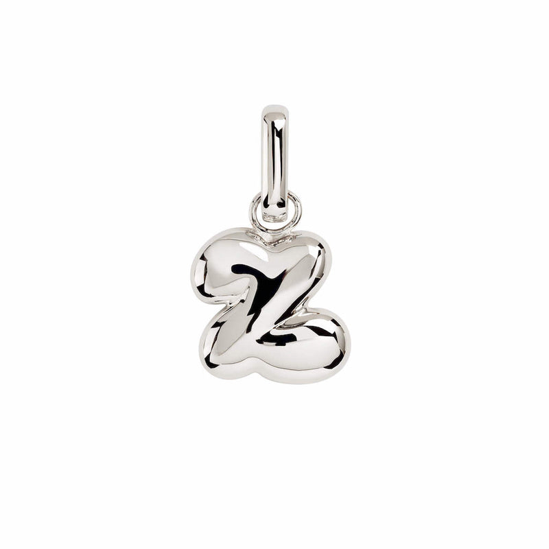 Letter Puffer Charms ⎮ Sølv