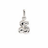 Letter Puffer Charms ⎮ Sølv