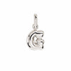 Letter Puffer Charms ⎮ Sølv