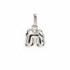 Letter Puffer Charms ⎮ Sølv