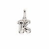 Letter Puffer Charms ⎮ Sølv
