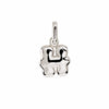 Letter Puffer Charms ⎮ Sølv
