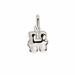 Letter Puffer Charms ⎮ Sølv