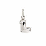 Letter Puffer Charms ⎮ Sølv