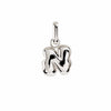 Letter Puffer Charms ⎮ Sølv