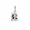 Letter Puffer Charms ⎮ Sølv