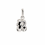 Letter Puffer Charms ⎮ Sølv