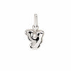 Letter Puffer Charms ⎮ Sølv