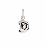 Letter Puffer Charms ⎮ Sølv