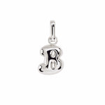Letter Puffer Charms ⎮ Sølv