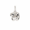 Letter Puffer Charms ⎮ Sølv
