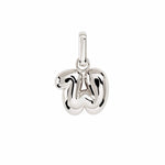 Letter Puffer Charms ⎮ Sølv