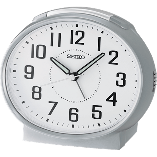 Seiko vækkeur, grå - QHK059S