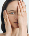Georg Jensen Mercy ring i 18 kt. guld m. 0,37 ct. brill.