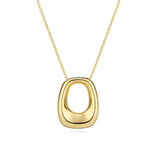 Sif Jakobs halskæde - Borsa Pianura Grande i forgyldt