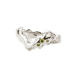 Shiny Sparkly Gem ring ⎮ Sølv