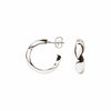 Lille Puffer Hoops ⎮ Sølv