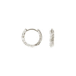 Lille Sparkly Hoops ⎮ Sølv 