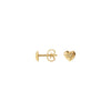 Sparkly Heart øreringe ⎮ Forgyldt 