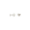 Sparkly Heart øreringe ⎮ Sølv
