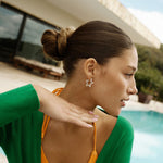 På model: Star Sparkly Hoops ⎮ Sølv