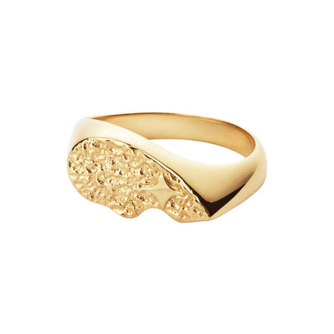 Textured BFF Sparkly ring ⎮ Forgyldt